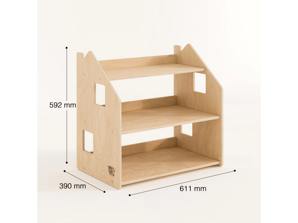 BusyKids toy storage shelf lifestyle