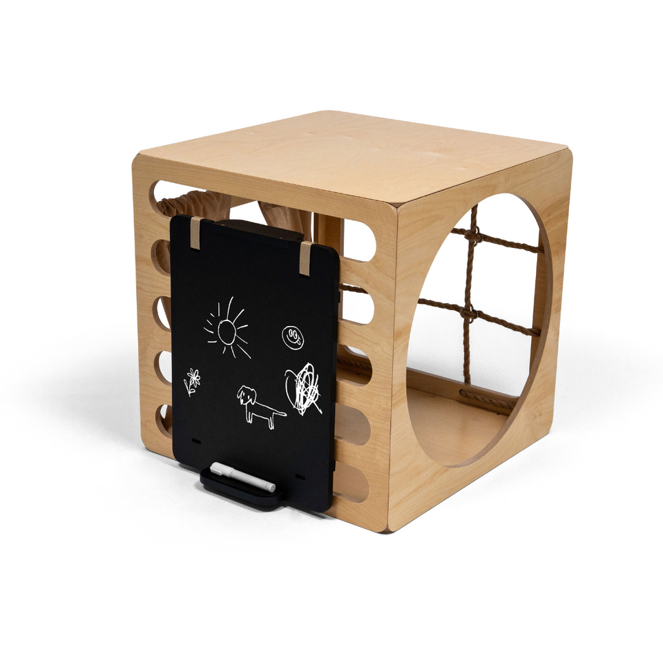 CUBITRI® Climbing Play Cube With Rope Window