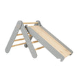 Ladder with a Slide - Climbing Wall - Grey