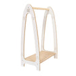 MeowBaby boogvormig kledingrek – klein – wit
