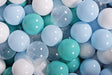 Ball Pit Balls 200pcs - Blue/Turquoise/Transparent/White