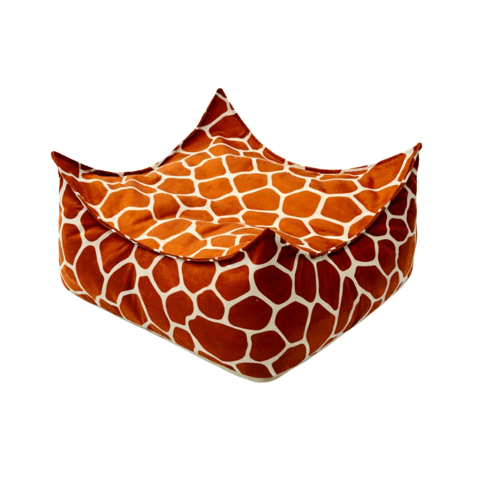Bean Bag for Kids - Square, Giraffe