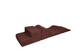 MeowBaby Bearly Corduroy Soft Play Set - 4 Pieces - Brown