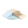 Soft Play 5 Foam Block Set - Earth Pastel Corner Climber