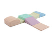 Soft Play 7 Foam Block Set – Light Pastel Little Crawler