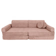 Large Modular Sofa for Kids - Slimcord Corduroy Pink