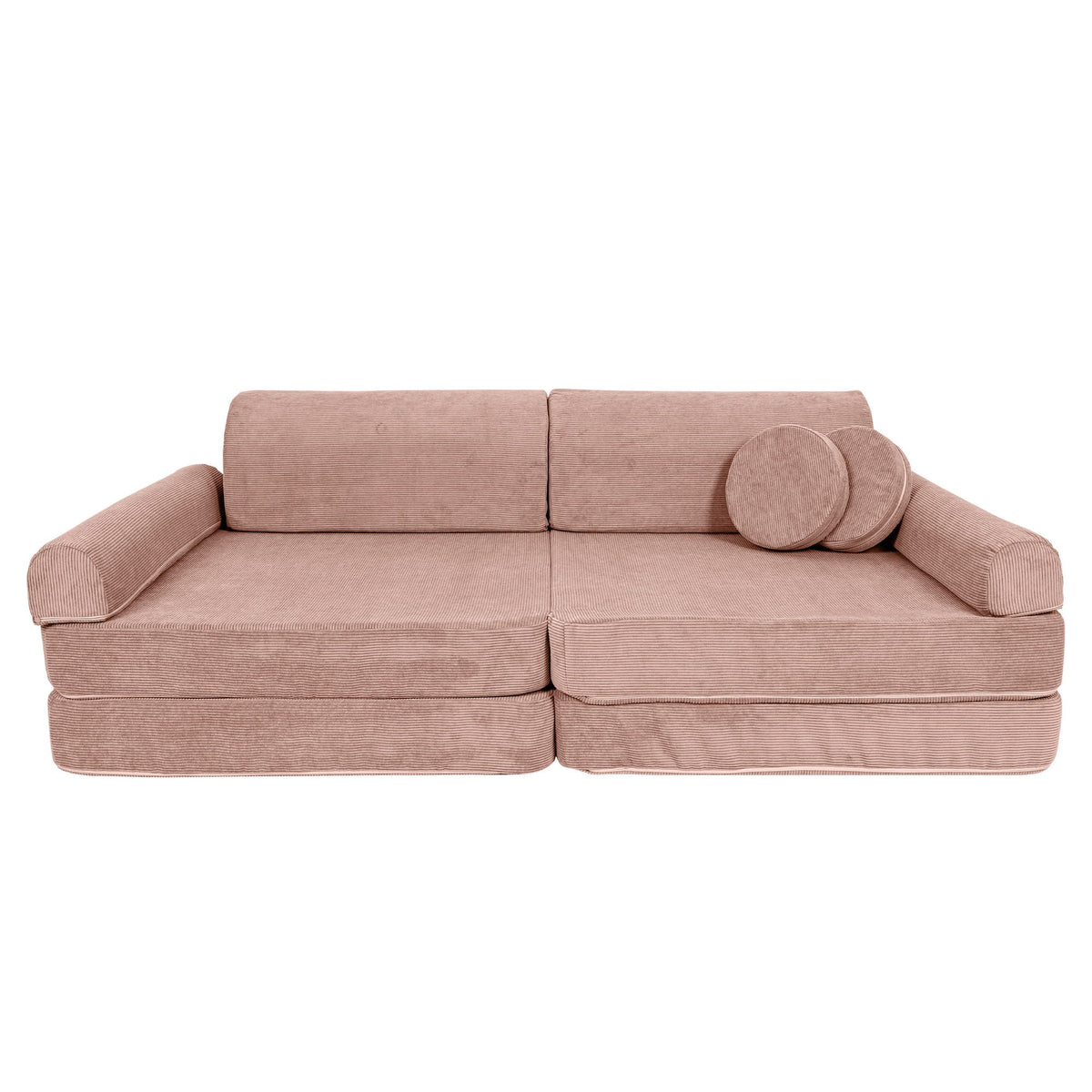 Large Modular Sofa for Kids - Slimcord Corduroy Pink