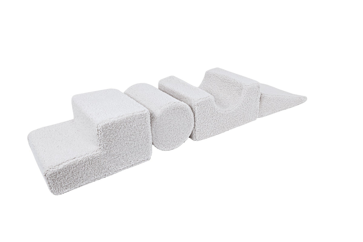 MeowBaby® Bearly Shape Set with 4 Elements - White