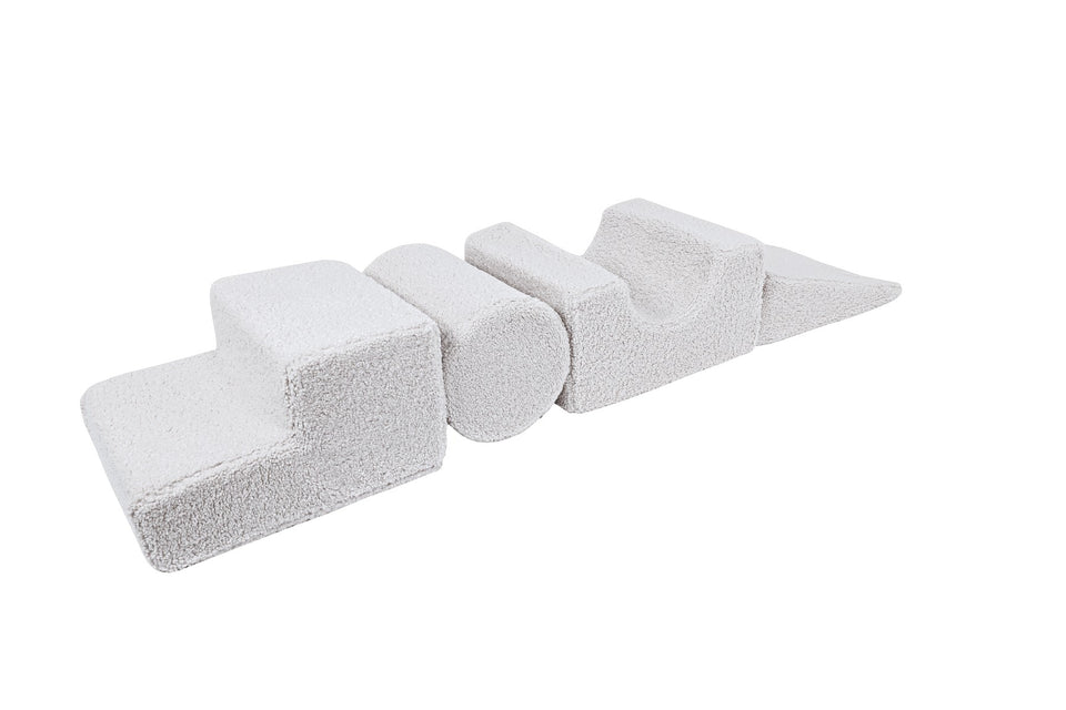 MeowBaby® Bearly Shape Set with 4 Elements - White
