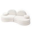Modular Sofa Coccolo for Kids - 6 Piece, Bearly Off - White