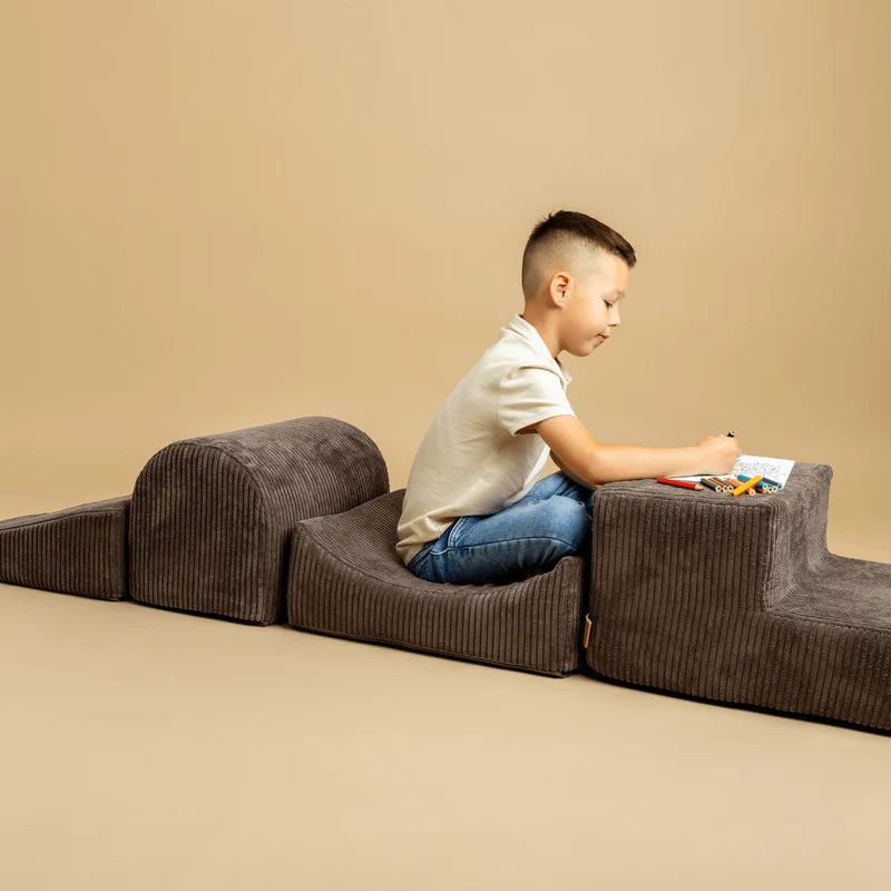 Corduroy Shape Set with 4 Elements - Ecru