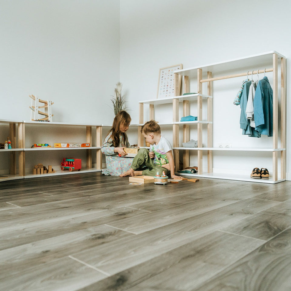 Modular Montessori Shelf Corner - 3 Shelves