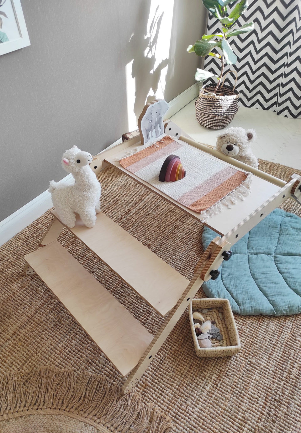 Montessori Climbing Set / Table / Drawing Board NABU