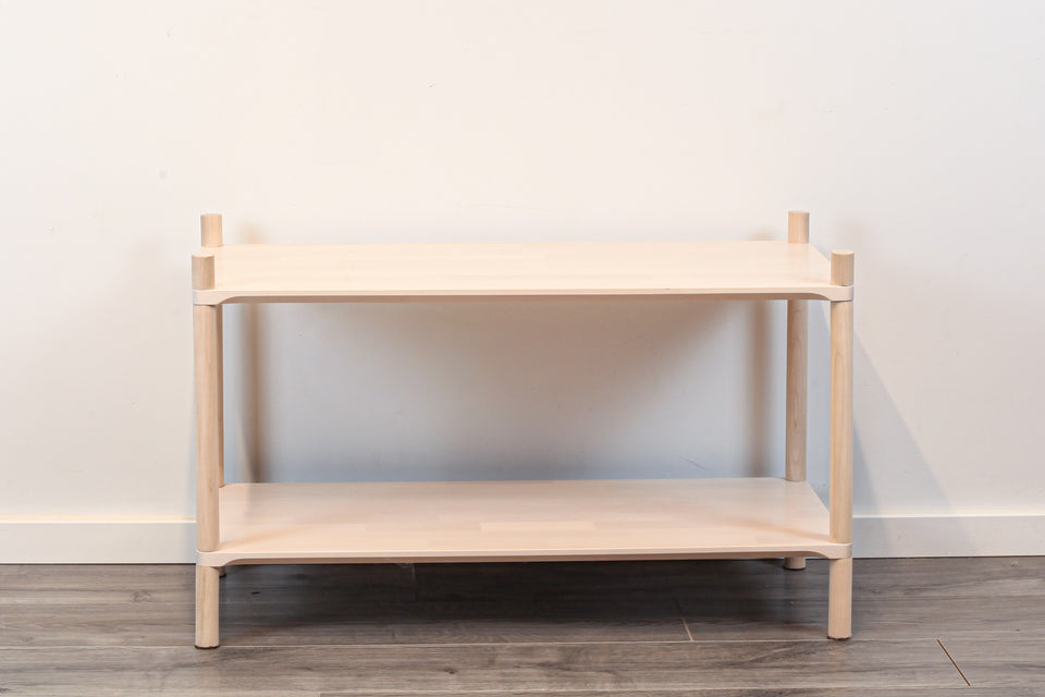 Montessori-Inspired Wooden Shelving Unit Medium, 2 Shelves