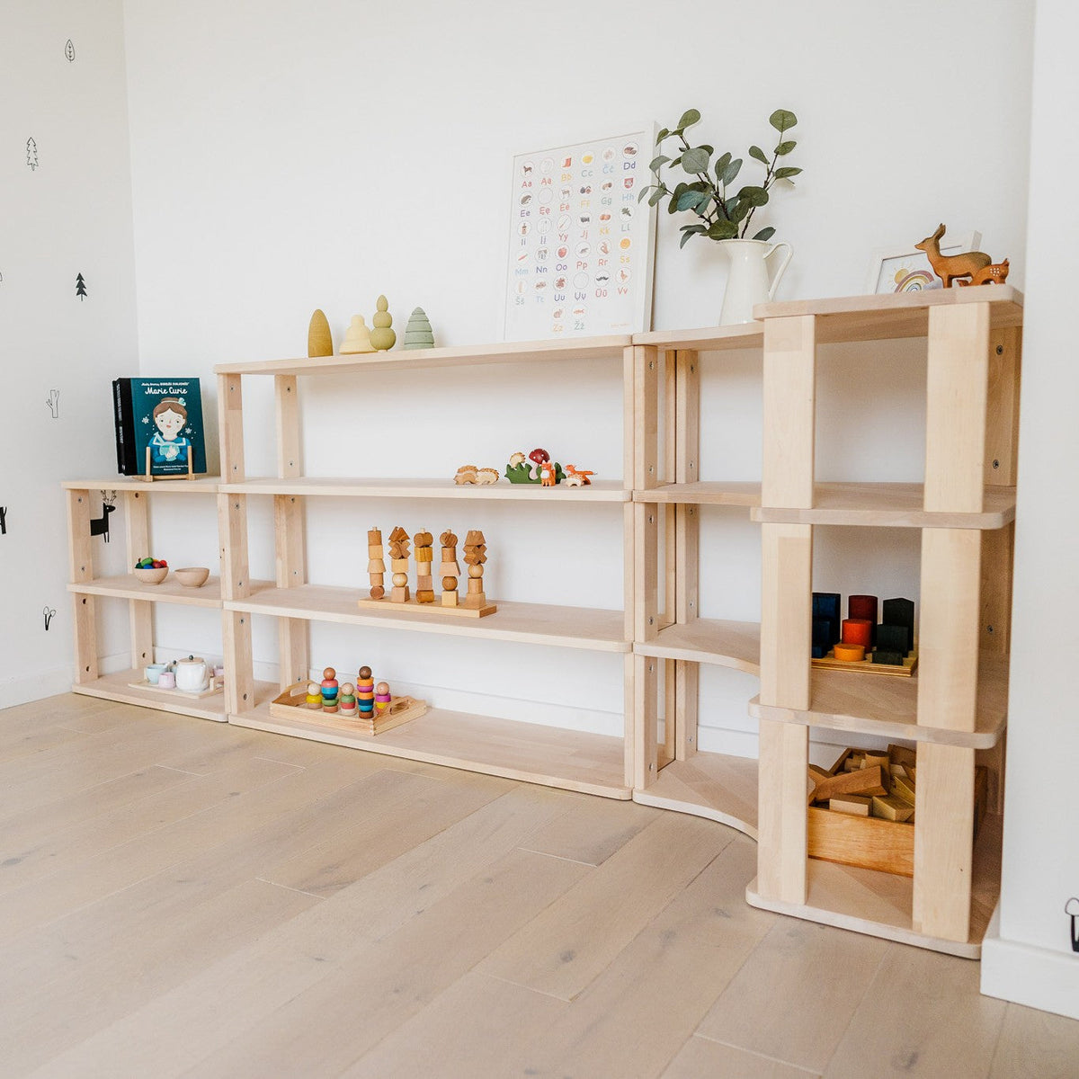 Montessori Shelves & Storage