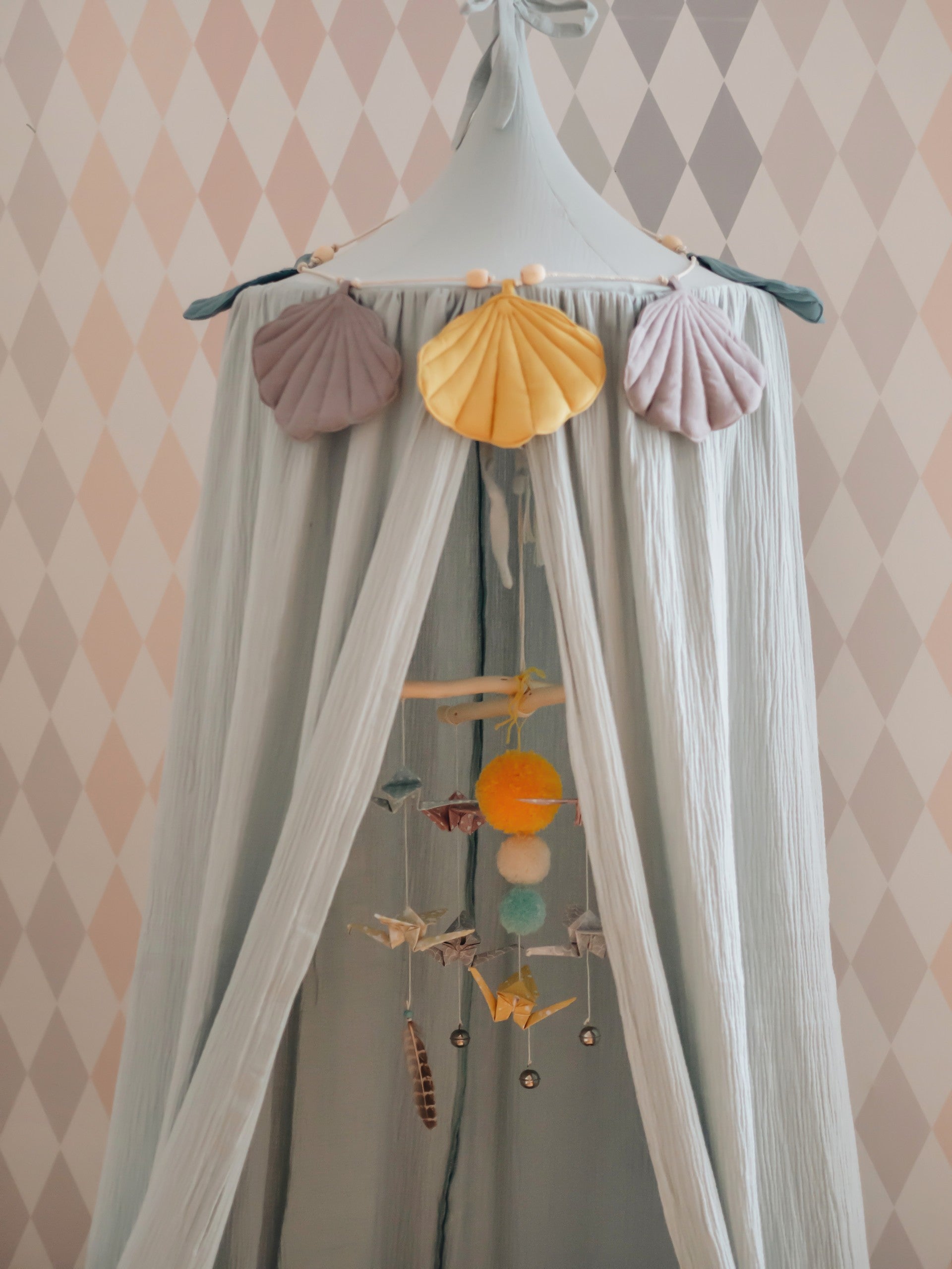 Organic Cotton Canopy - Mint