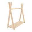 Tipi Clothing Rack For Children - Large Natural Wood