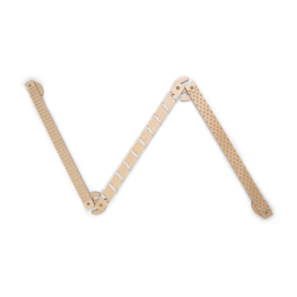 TipiToo® Large Balance Beam 3 Piece Set - White Rope