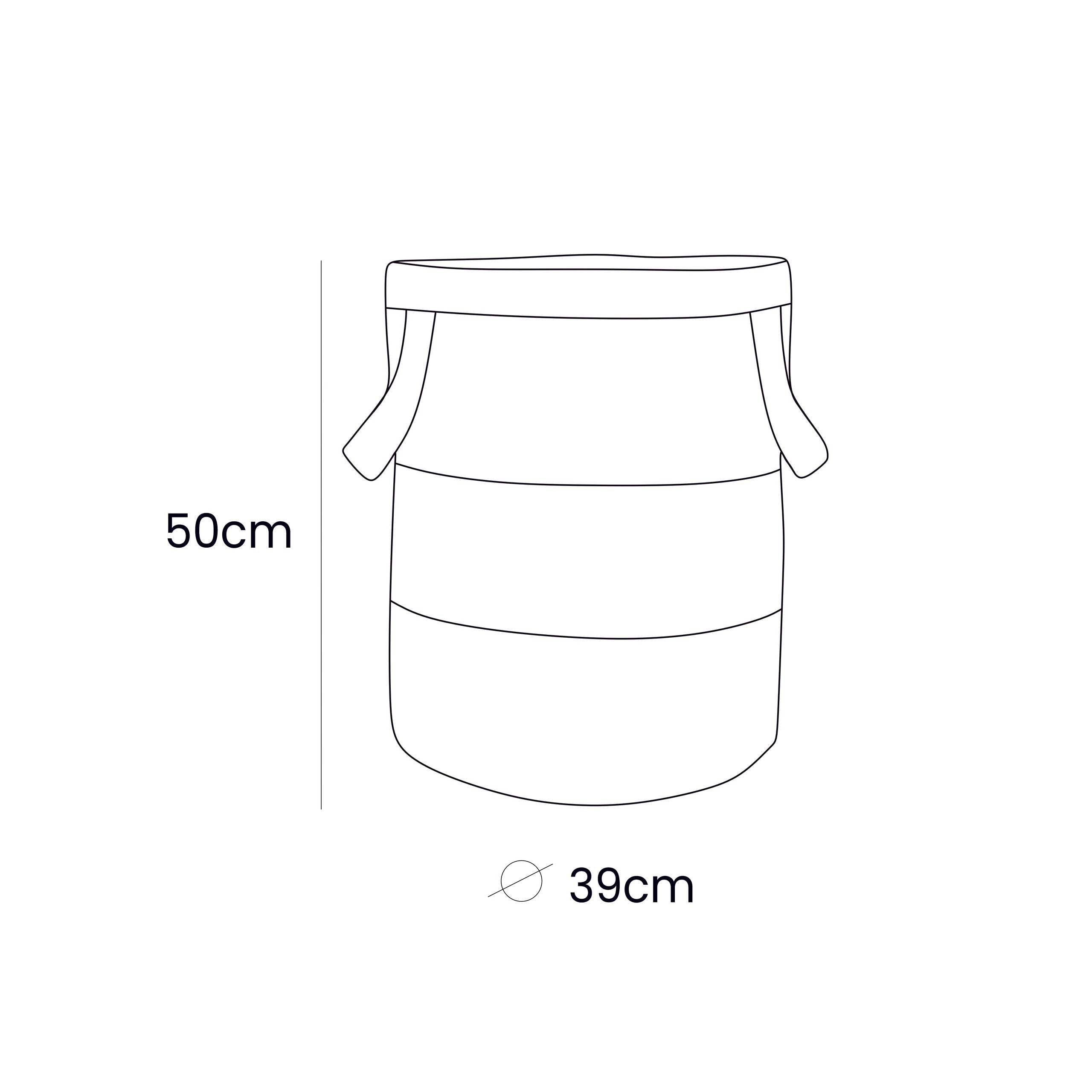 Toy Storage Basket for Kids – Grey