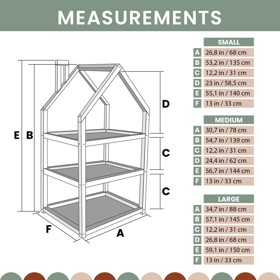 House Shaped Shelf For Kids