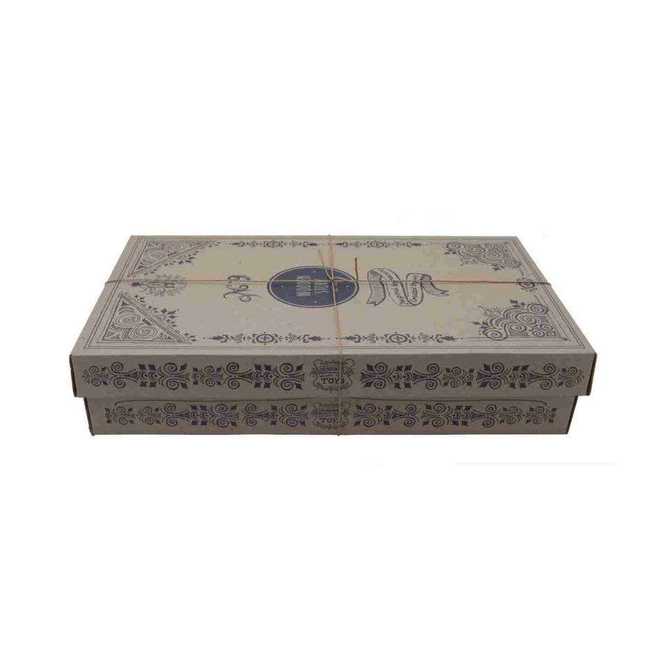 Wooden Blocks in a Box – Colorful, 63 pieces
